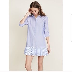 Blue Striped Women's Dress